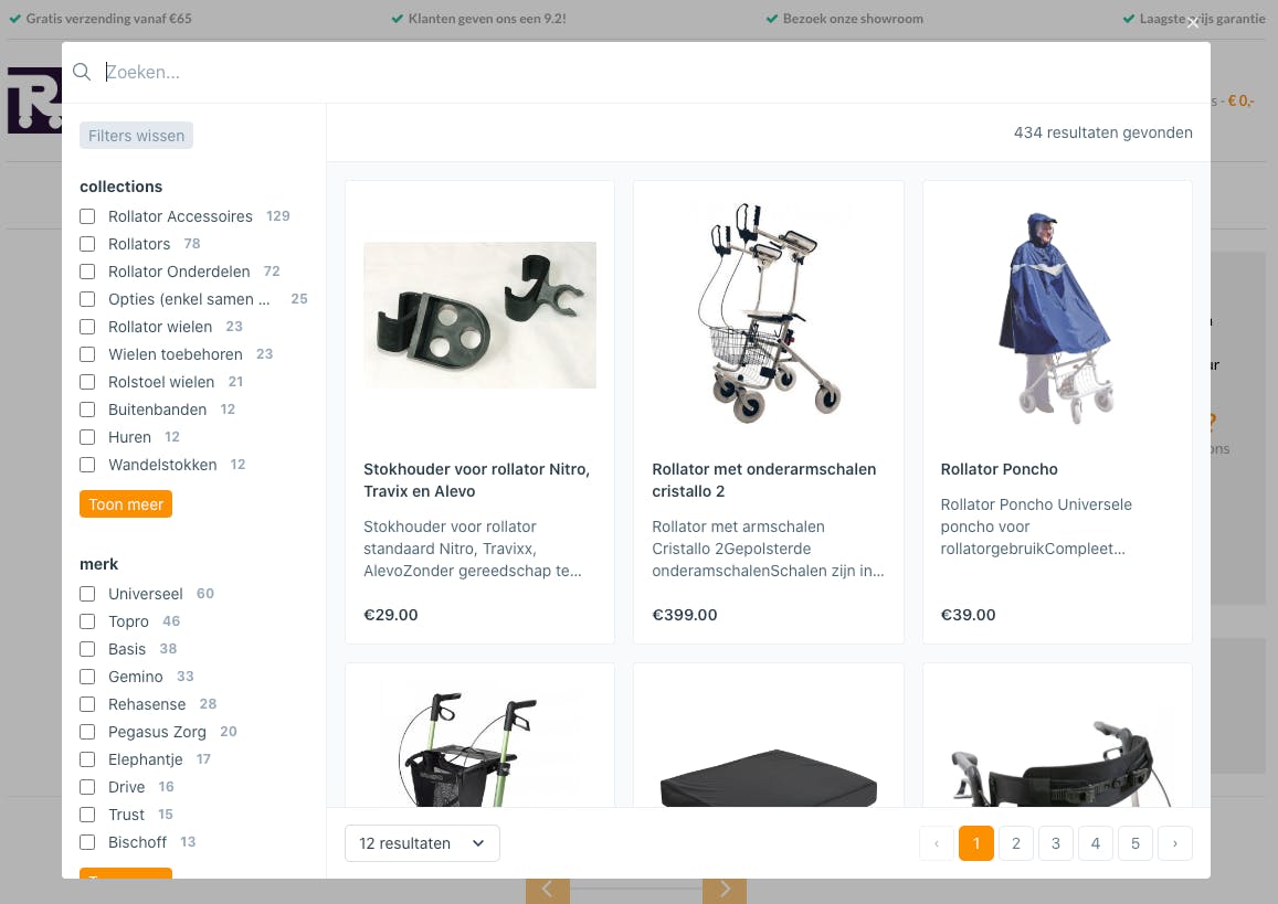 Rollatorwinkel.com Website Search