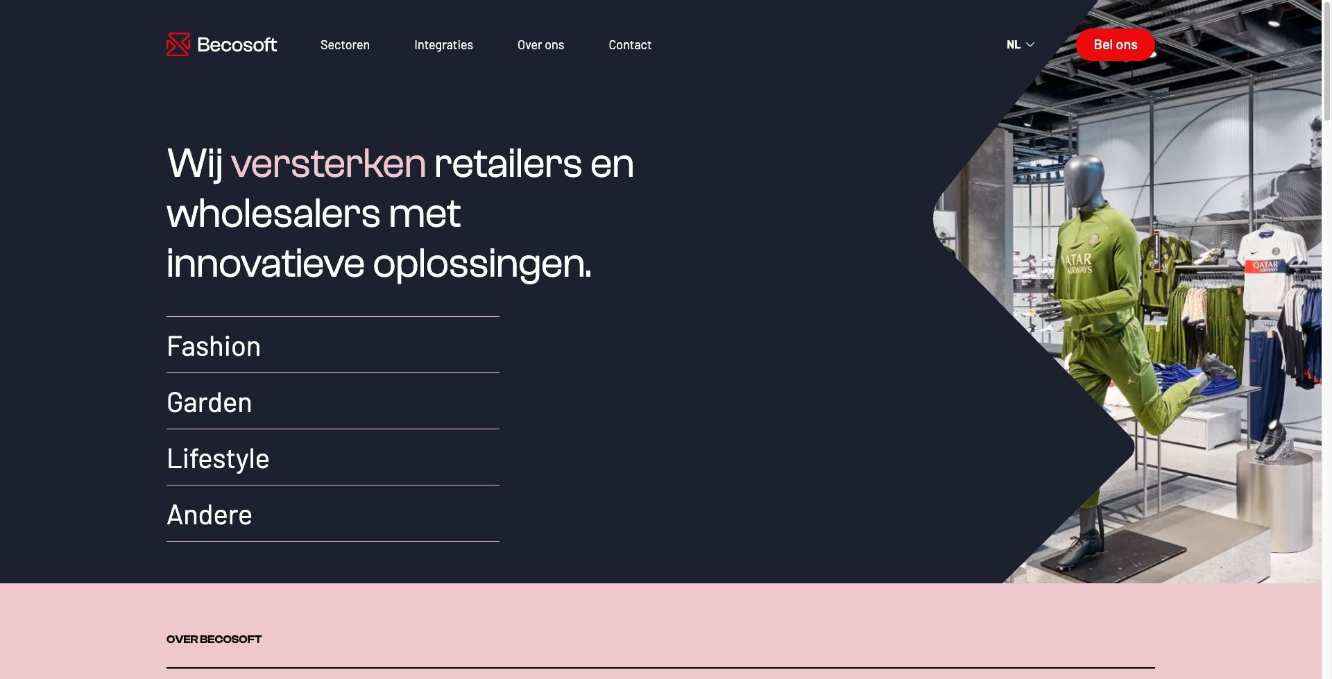 Home page becosoft