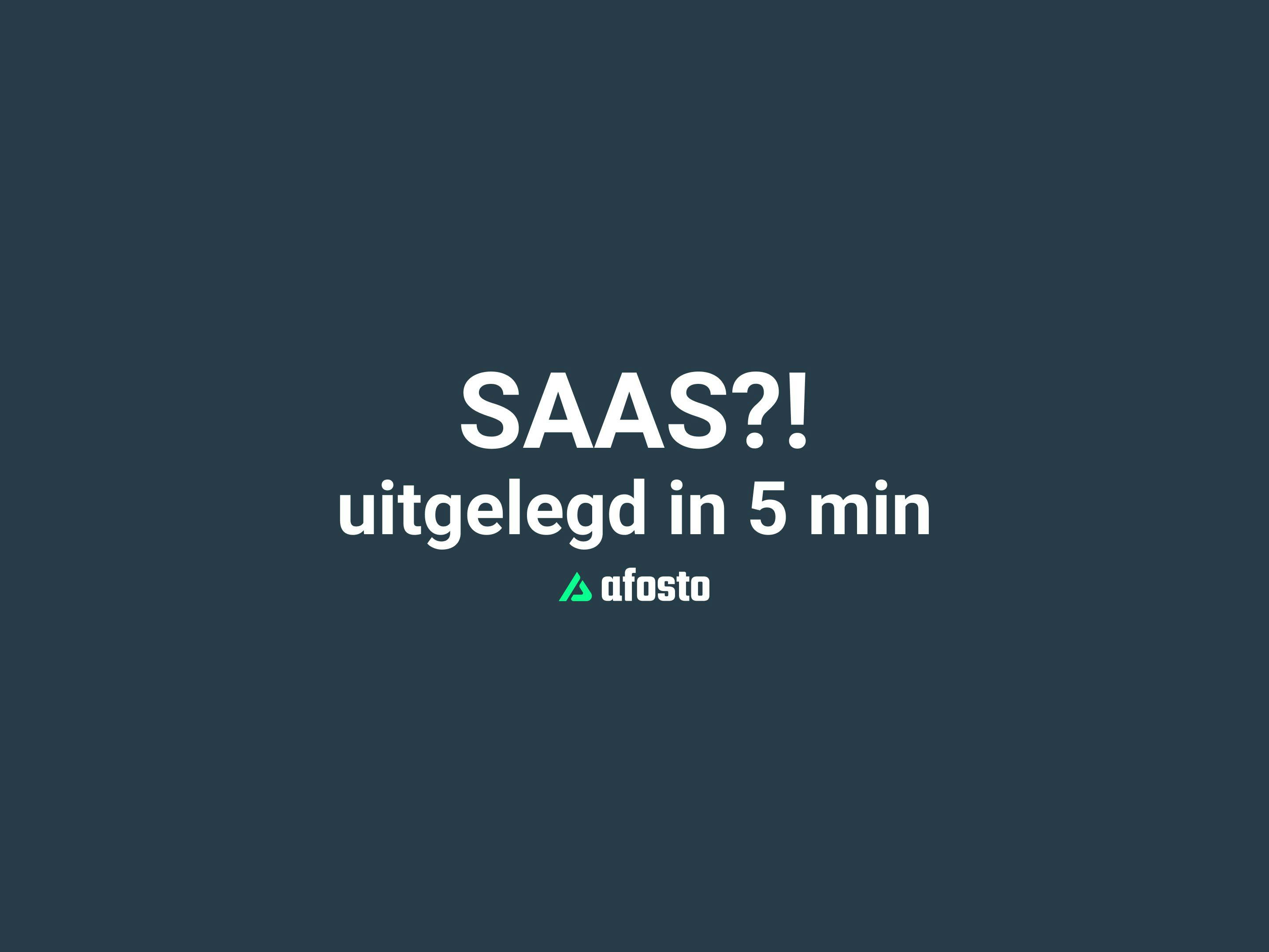 Wat is SaaS? Software as a Service uitgelegd