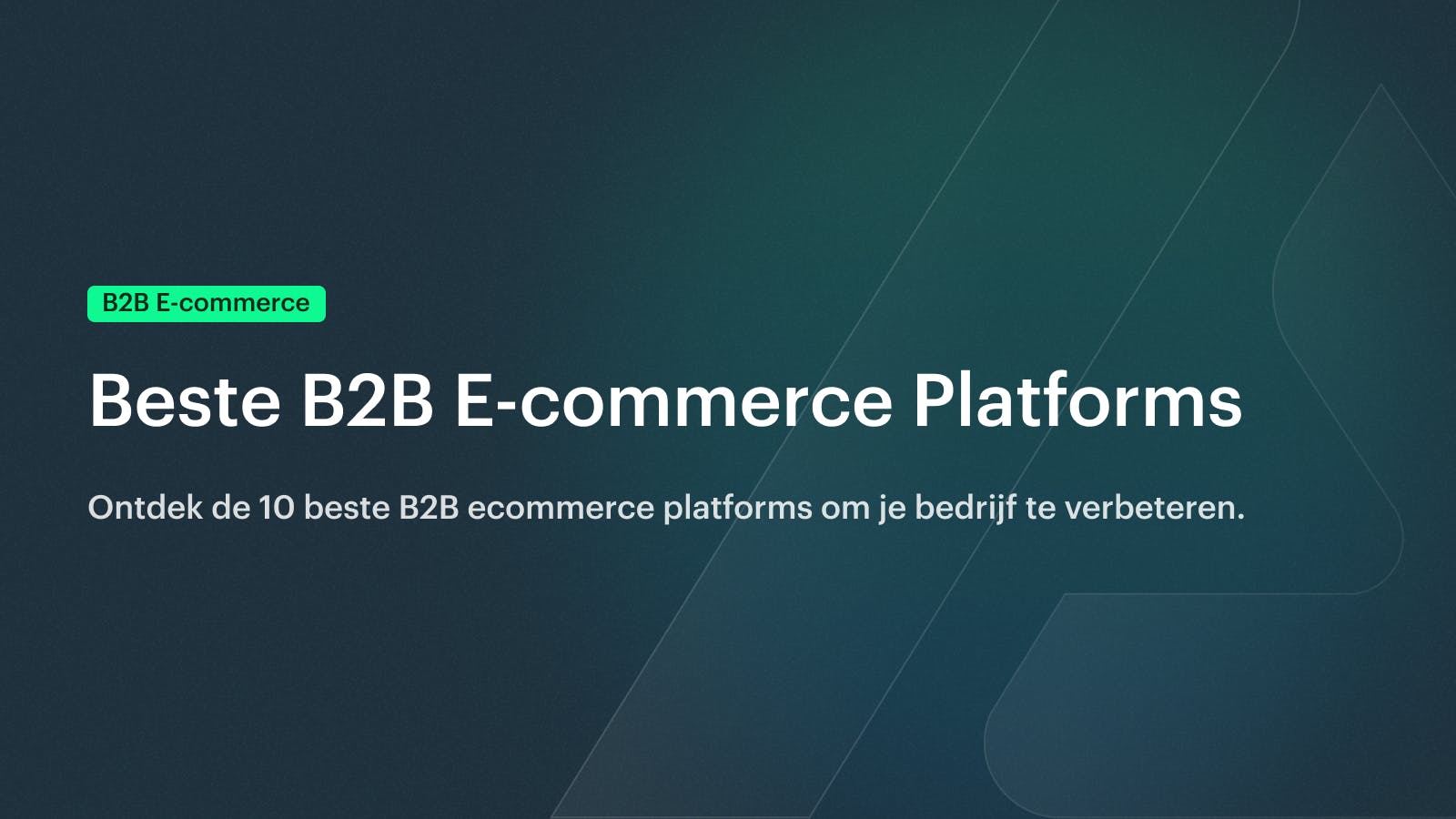 10 Beste B2B E-commerce Platforms in 2025
